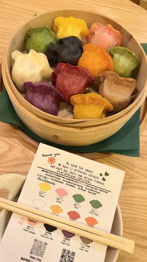 colorful and delicious 🤤   at Vegan Gyoza Yu Cafe in Tokyo