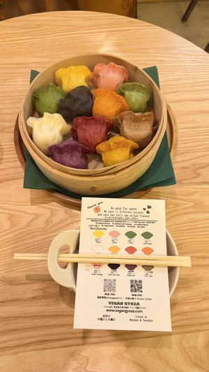   at Vegan Gyoza Yu Cafe in Tokyo