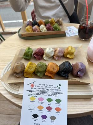   at Vegan Gyoza Yu Cafe in Tokyo