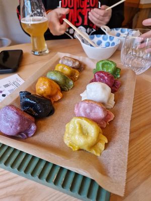   at Vegan Gyoza Yu Cafe in Tokyo
