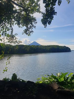 View of Volcan Concepcion at El Pital in Ometepe