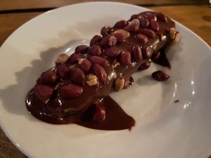 Vegan snickers  at El Pital in Ometepe