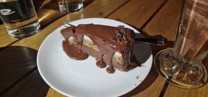 3 layer chocolate cheesecake at El Pital in Ometepe