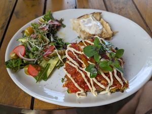 Lasagna (Sunday Brunch) at El Pital in Ometepe