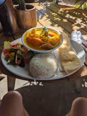 Coconut Curry at El Pital in Ometepe