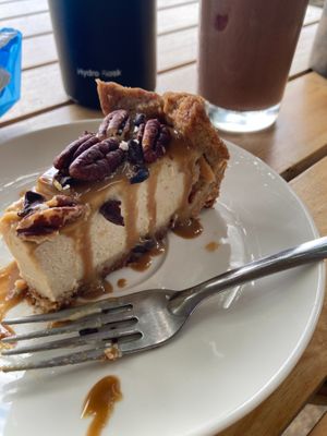Pecan cheesecake A++++++++ at El Pital in Ometepe