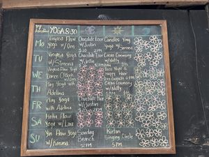 Daily schedule   at El Pital in Ometepe