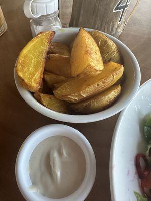 I loved the potatoes!  at El Pital in Ometepe
