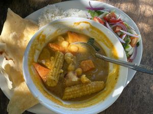 Loved the curry!  at El Pital in Ometepe