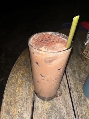 Iced chocolate!  at El Pital in Ometepe