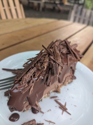 Chocolate cheesecake at El Pital in Ometepe