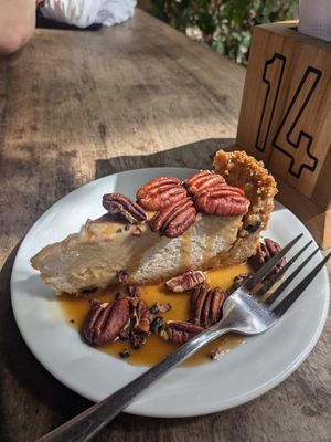 Pecan cheesecake at El Pital in Ometepe