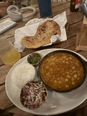Chana masala   at El Pital in Ometepe