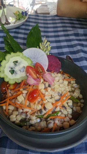 Corn salad😋 at Meena Rice Based Cuisine in Chiang Mai