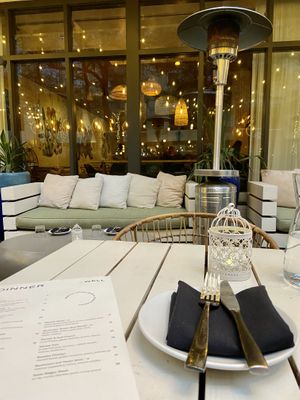 Great decor inside too  at The Well in Austin