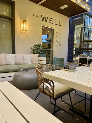 Loved sitting outside  at The Well in Austin