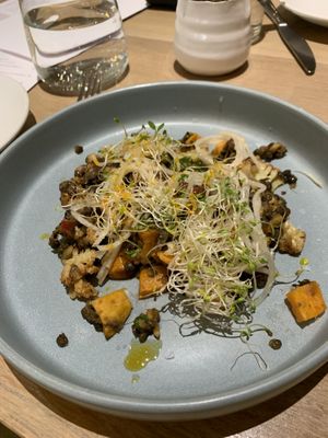 Vegan Chorizo Hash  at The Well in Austin
