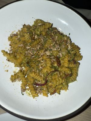 Pesto pasta  at The Well in Austin
