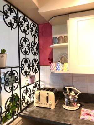 Tea and toast! at Tin Lid Cottage in Banton