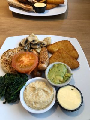 The Swan’s Vegan Breakfast!  at Tin Lid Cottage in Banton
