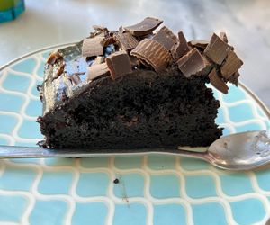 Vegan chocolate cake  at La Tarterie in Cordoba