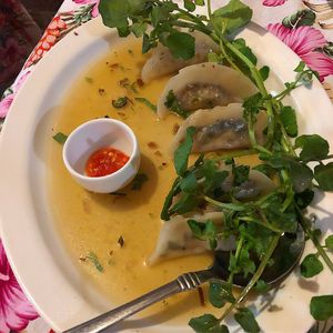 Dumplings at Nourishing Quarter in Redfern