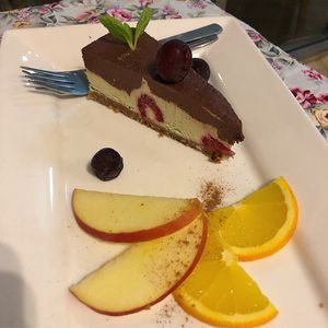 Cheesecake at Nourishing Quarter in Redfern