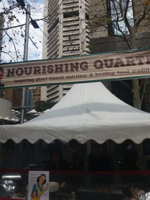 Signage at Nourishing Quarter in Redfern