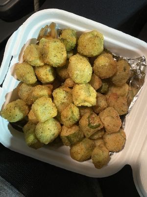Fried Okra! at The Vegan Spot - Food Truck in Fayetteville