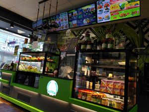 Inside at Veganland in Wesel