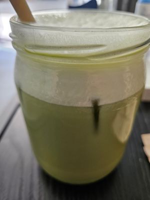 Ice Matcha Latte at Shluk in Trier