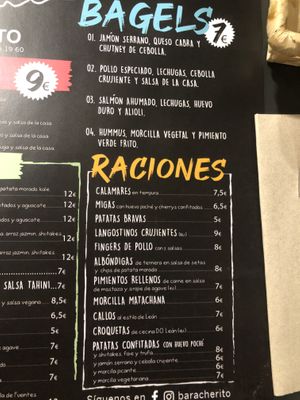 Nuevo menú  at Acherito in Jaca