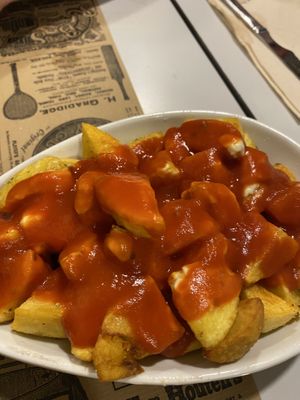 Vegan Bravas  at Acherito in Jaca