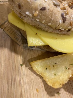 Vegan bagel   at Acherito in Jaca