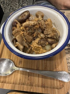 Ración de albóndigas veganas  at Acherito in Jaca