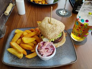 Vegan Burger at The Benllech in Benllech