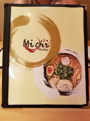 Menu at Michi Ramen in Tampa