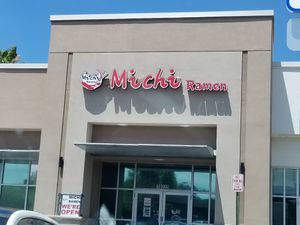 Store Front at Michi Ramen in Tampa