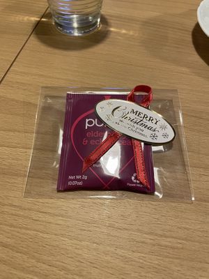 Christmas dinner present at Saishoku Ryouri F - Vegan Restaurant F in Kyoto