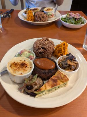 Mixed plate at Saishoku Ryouri F - Vegan Restaurant F in Kyoto