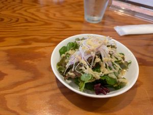 Salad at Saishoku Ryouri F - Vegan Restaurant F in Kyoto