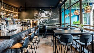 The inside at Nomads in Amsterdam