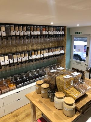 Fully vegan refill shop at Heart to Earth in Royston