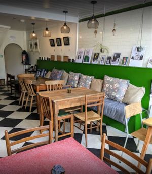 Arty space at FRONT Community Hub in Charlton Kings