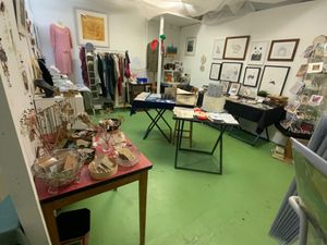 One half of the gallery at FRONT Community Hub in Charlton Kings