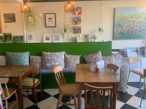 Seating at FRONT Community Hub in Charlton Kings