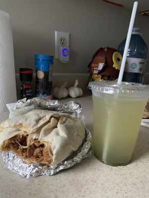 Bulgogi tofu wrap and mint lemonadee  at Indochine Banh Mi in Halifax