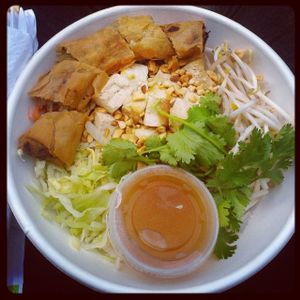 Vegan buddha bowl at Indochine Banh Mi in Halifax