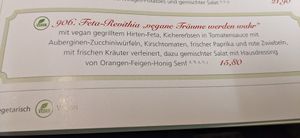 Vegan Feta at Delphi  in Meppen