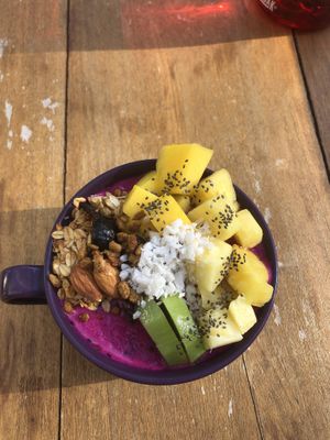 Happy bowl at Costa Juice in Tamarindo